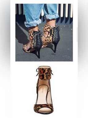 NEW! Nine West "Construct" Leopard Print Heels, Size 7